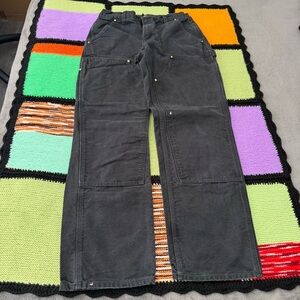 Carhartt double knee pants carpenter loose fit black 33x32